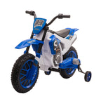 12V Kids Electric Motorcycle Ride-On, with Training Wheels, for Ages 3-6 Years