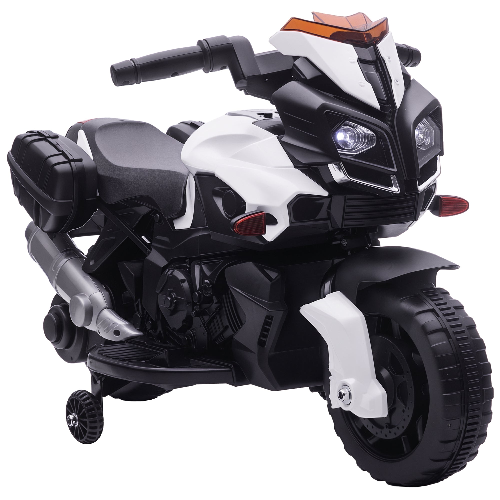 Kids Electric Motorbike 6V Ride on Motorcycle Vehicle w/ Lights Horn Sounds for 1.5-4 Years Old