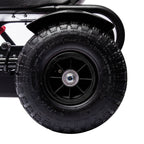 Metal Kids Pedal Go Kart with Adjustable Seat Inflatable Tyres Black