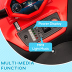 12V Kids Electric Quad Bike w/ Spring Suspension System, Forward, Backward, LED Light, Music, MP3, Red