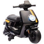 6V Ride on Motorbike, Kids Electric Motorbike w/ Headlights, Music, Training Wheels, for Ages 18-36 Months