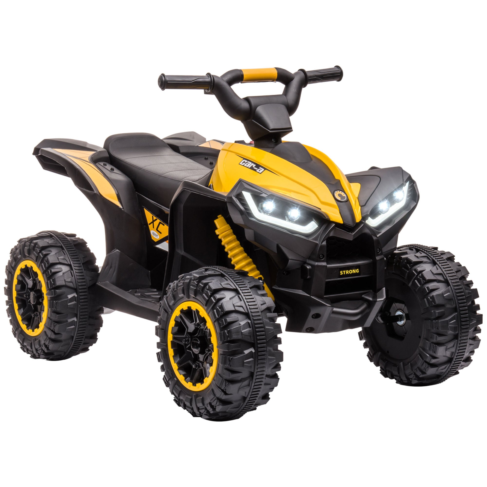 12V Ride-On Quad Bike w/ Music, Horn, for Ages 3+ Years