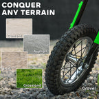 Kids Electric Motorbike, 24V Ride On Motorcycle with 3 Speeds and Rear Suspension, Dirt Bike for 8-12 Years Old