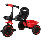 Kids Trike for 2-5 Years with Adjustable Seat, Pedal, Baskets