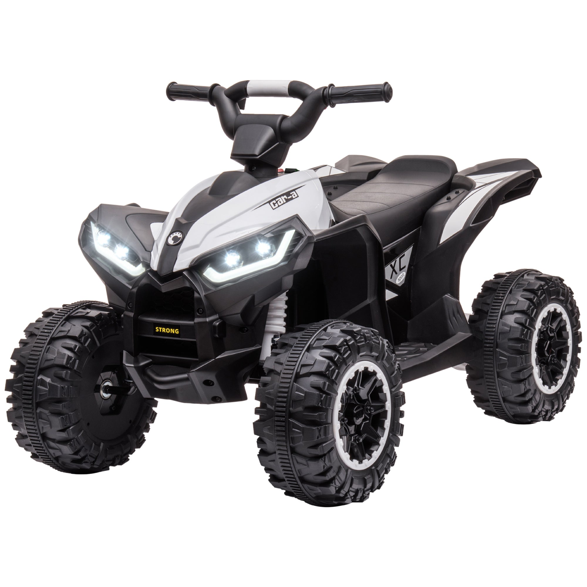 12V Ride-On Quad Bike w/ Music, Horn, for Ages 3-5 Years
