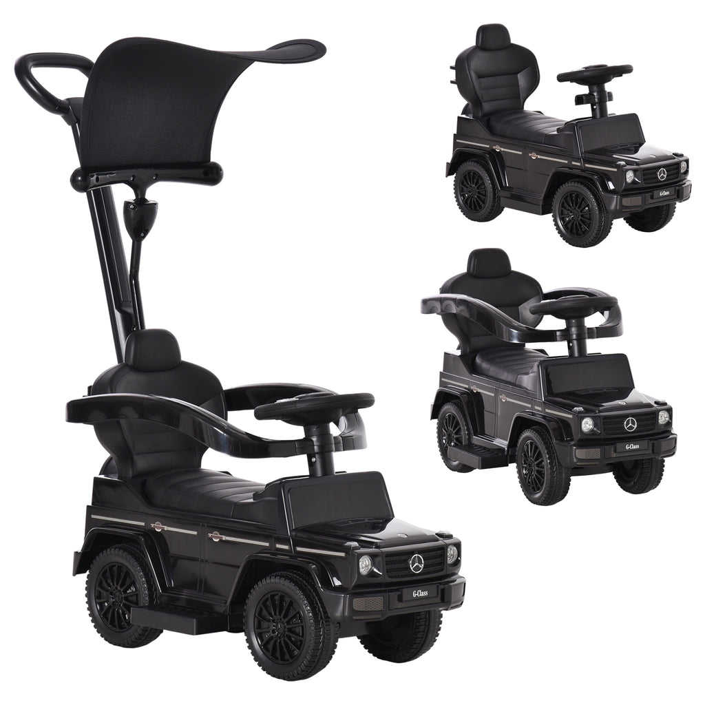 3 in 1 Kids Children Ride on Push Car Toddler Sliding Car G350 Licensed Walker Foot to Floor Slider Push-Along with Horn Steering Wheel NO POWER Manual