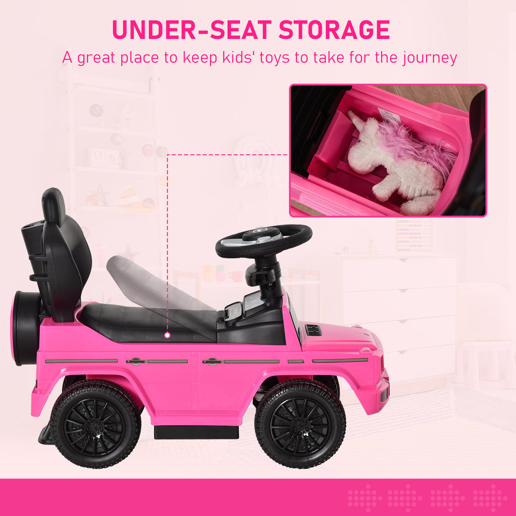 3 in 1 Kids Children Ride on Push Car Toddler Sliding Car G350 Licensed Walker Foot to Floor Slider Push-Along with Horn Steering Wheel NO POWER Manual