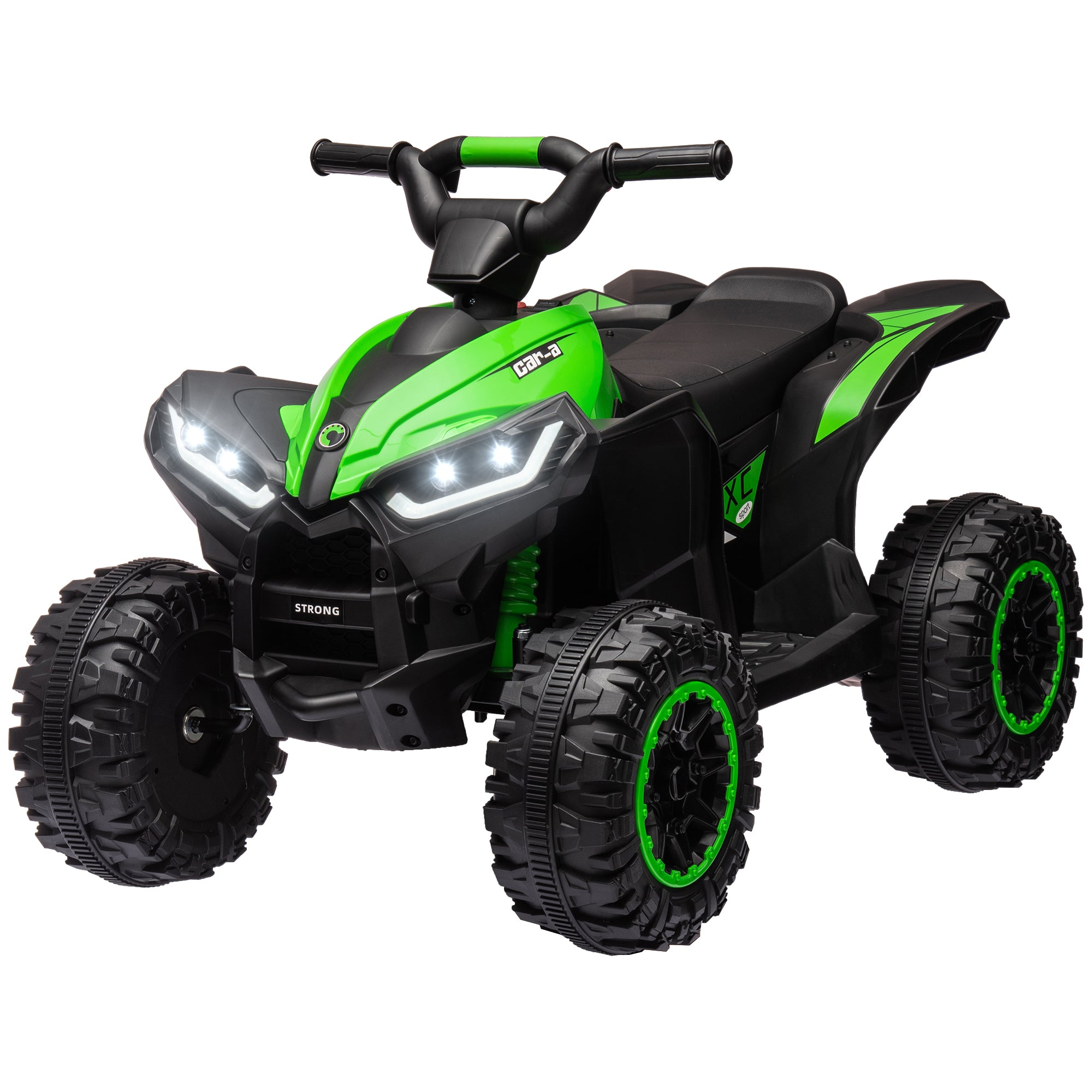 12V Ride-On Quad Bike, with Music, Horn, LED Lights, for Ages 3-5 Years