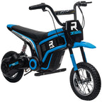 24V Electric Motorbike with Twist Grip Throttle, Music, Horn, 12" Pneumatic Tyres, 16km/h Max Speed