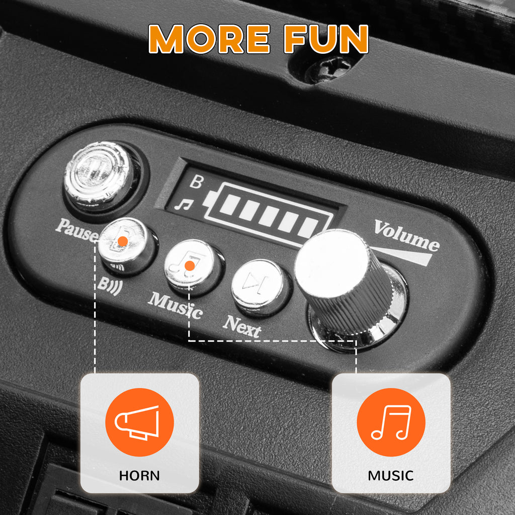 24V 2 Seater Kids Electric Car with Remote Control, Suspension System,  Slow Start, 3 Speeds, for 3-8 Years, Khaki