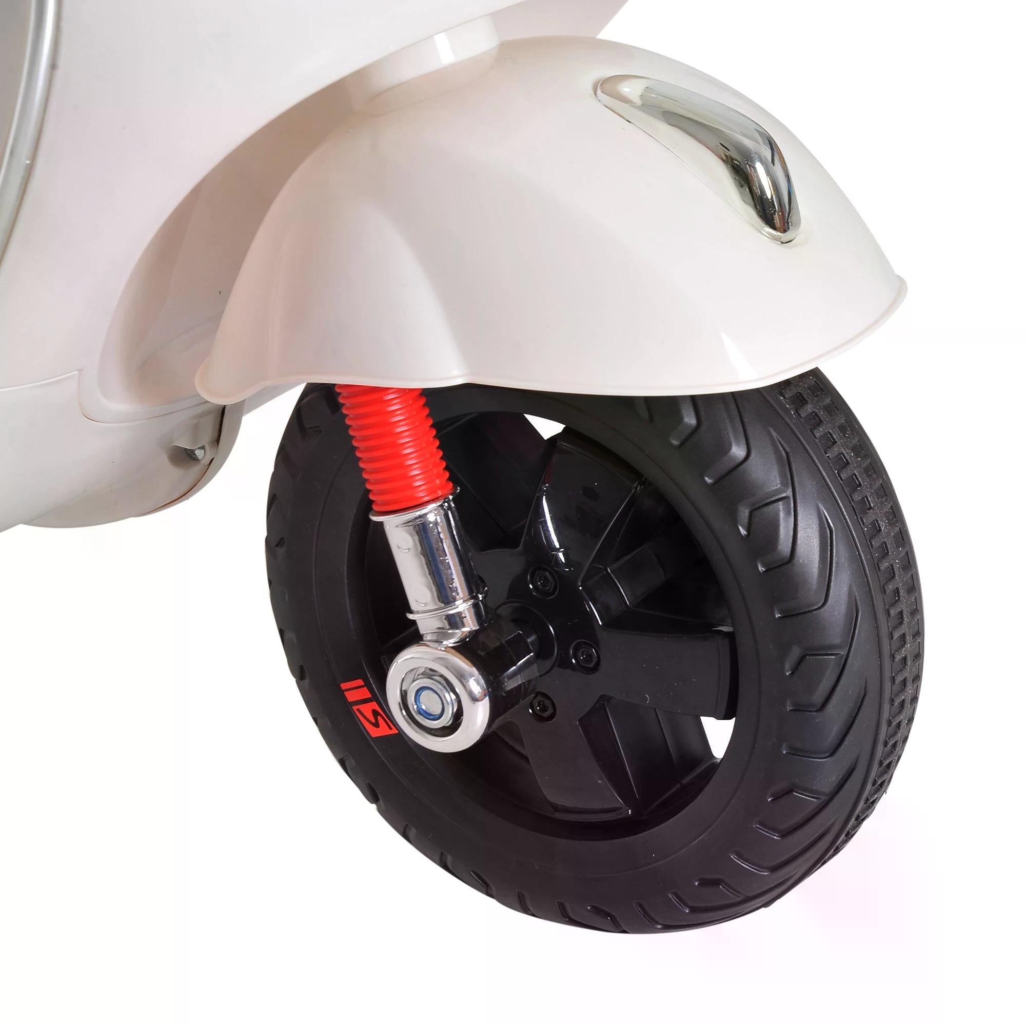 Kids Ride On Vespa Motorcycle W/LED Lights