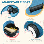 Kids Trike, Tricycle, with Adjustable Seat, Basket, Bell, for Ages 2-5 Years