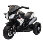 Kids Electric Motorcycle Ride-On Toy, with Three Wheels, Music, Horn, Lights