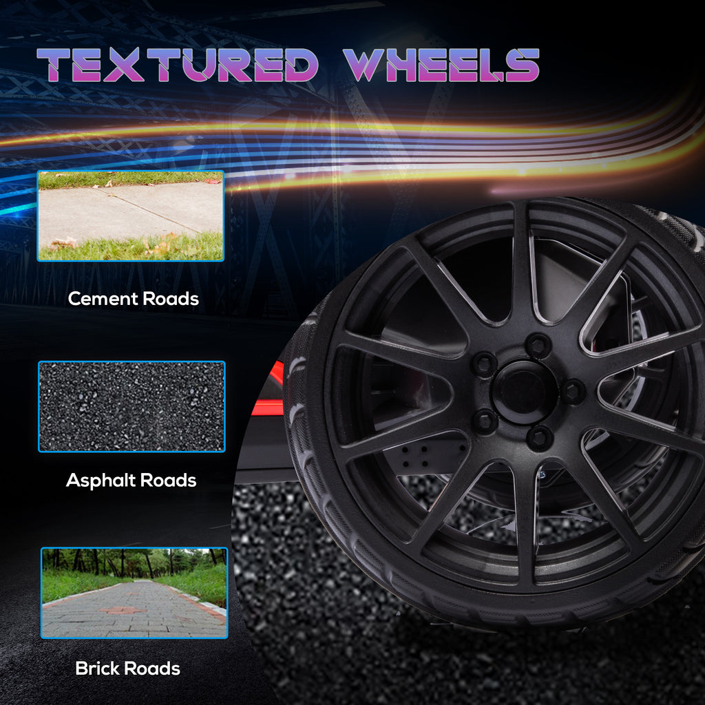 12V Electric Go-Kart for Kids, Ride-On Racing Go-Kart, with Forward and Reversing Functions, for Ages 3-8 Years