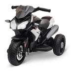 Kids Electric Motorcycle Ride-On Toy, with Three Wheels, Music, Horn, Lights