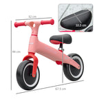 Baby Balance Bike, with Adjustable Seat, for 1.5-3 Years