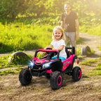 12V Kids Ride On Car with Remote Control, Kids Electric Car with Suspension System, Music, for Kids 3-5 Years