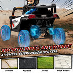 12V Kids Ride On Car with Remote Control, Kids Electric Car with Suspension System, Music, for Ages 3-5 Years