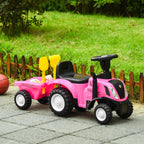 Ride-On Tractor, Toddler Walker, Foot-to-Floor Slide, for Ages 1-3 Years