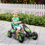 Kids Pedal Go Kart, with Adjustable Seat, Inflatable Tyres