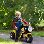 6V Kids Electric Motorbike 3 Wheels Ride On Toy with Horn Headlights Realistic Sounds for Girl Boy 18 - 36 Months