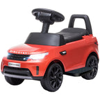 2-in-1 Land Rover Licensed 6V Kids Electric Ride On Car, Sliding Car w/ Headlights, Music, for 18-60 Months