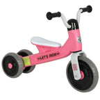 Toddler Balance Bike with No Pedal, 3 Silence Wheels for 12-36 Months Boys and Girls, Indoor Outdoor, Pink