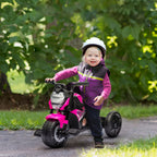 Motorcycle Design, 3 in 1 Toddler Trike, Sliding Car, Balance Bike with Headlight, Music, Horn