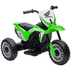 6V Kids Motorbike, Three-Wheel Kids Electric Bike with Horn, Startup Sound for Ages 18-36 Months