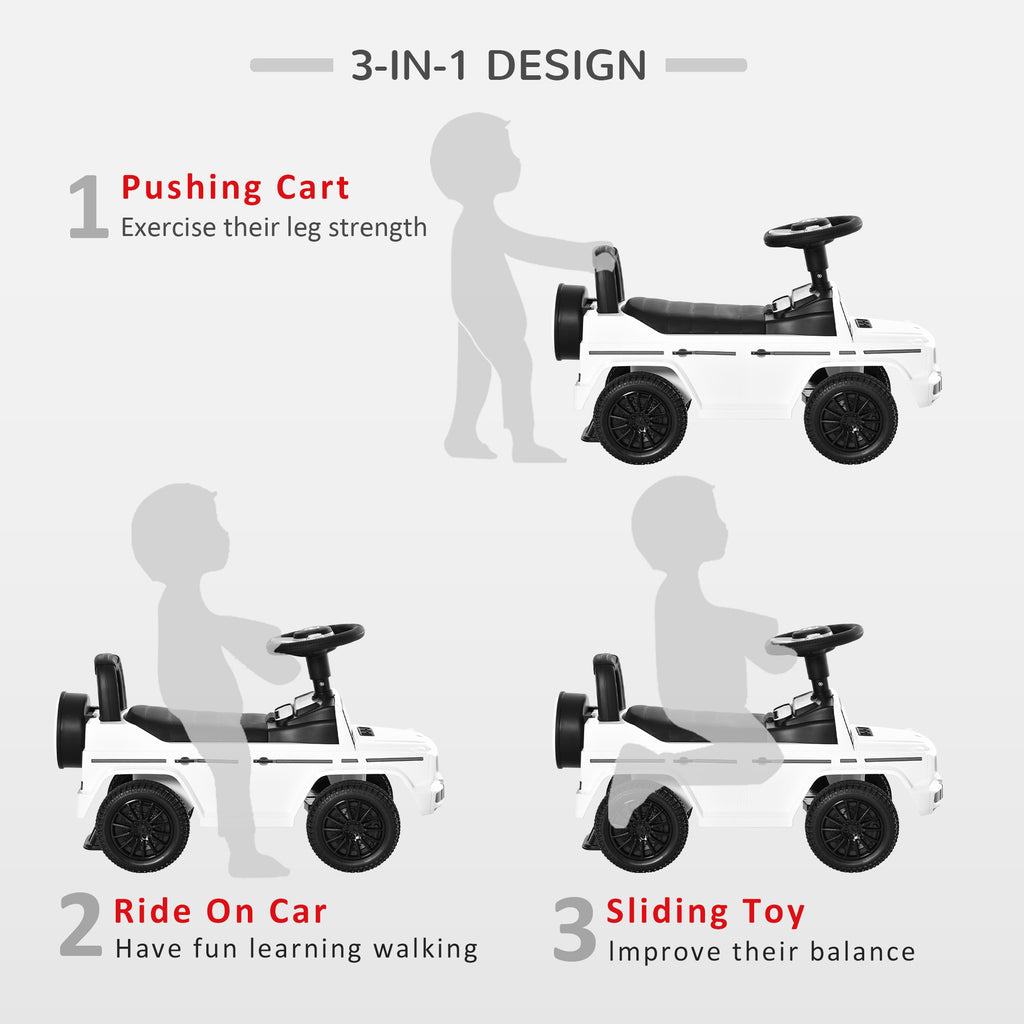 3 in 1 Kids Ride On Car G350 Licensed Foot To Floor Slider Toddler Push Along NO POWER 12-36 months