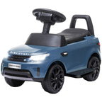 2-in-1 Land Rover Licensed 6V Kids Electric Ride On Car, Sliding Car w/ Headlights, Music, for 18-60 Months, Light Blue