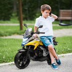 12V Honda Licensed Kids Electric Motorbike w/ Music, Headlights, Early Education Function, for Ages 3-6 Years