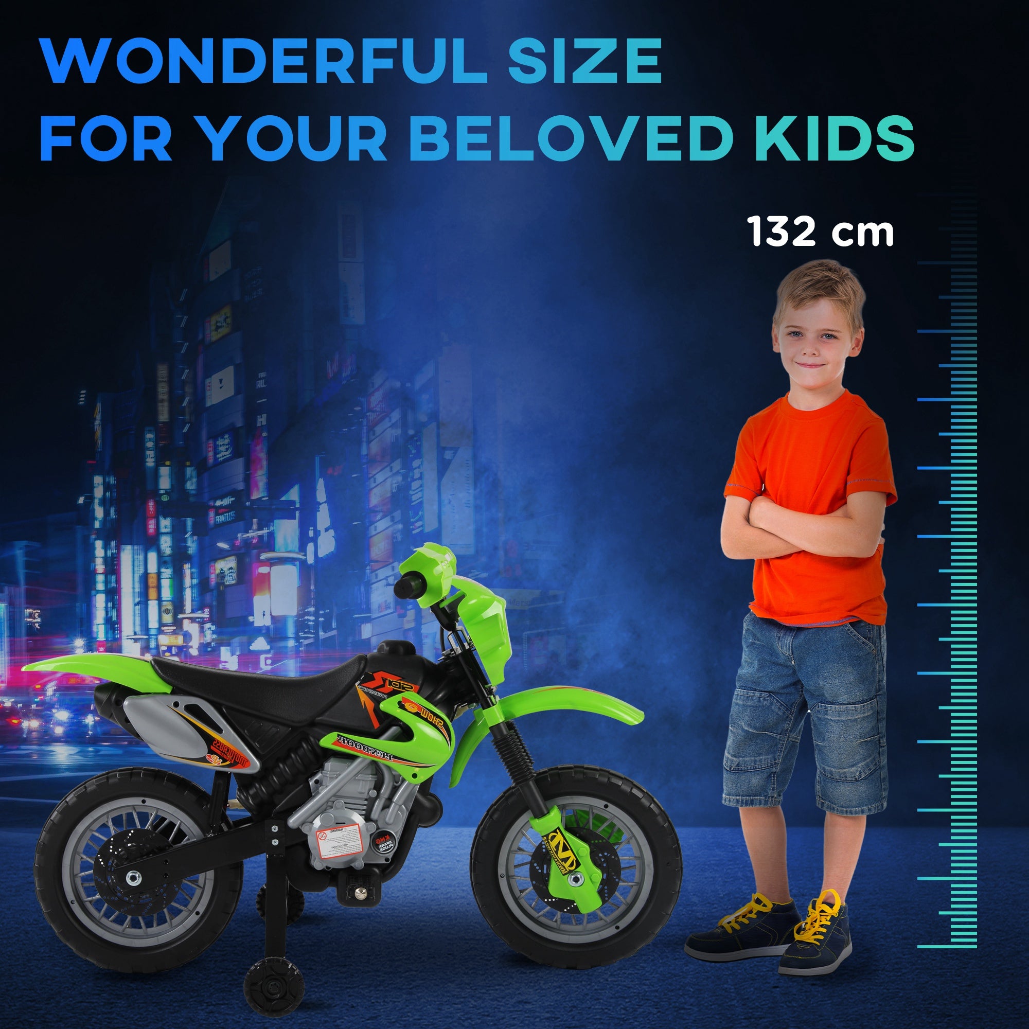 6V Kids Child Electric Motorbike Ride on Motorcycle Scooter Children Toy Gift for 3-6 Years