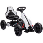 12V Electric Go-Kart for Kids, Ride-On Racing Go-Kart, with Forward and Reversing Functions, for Ages 3-8 Years