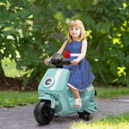 6V Ride on Motorbike, Kids Electric Motorbike w/ Headlights, Music, Training Wheels, for Ages 18-36 Months