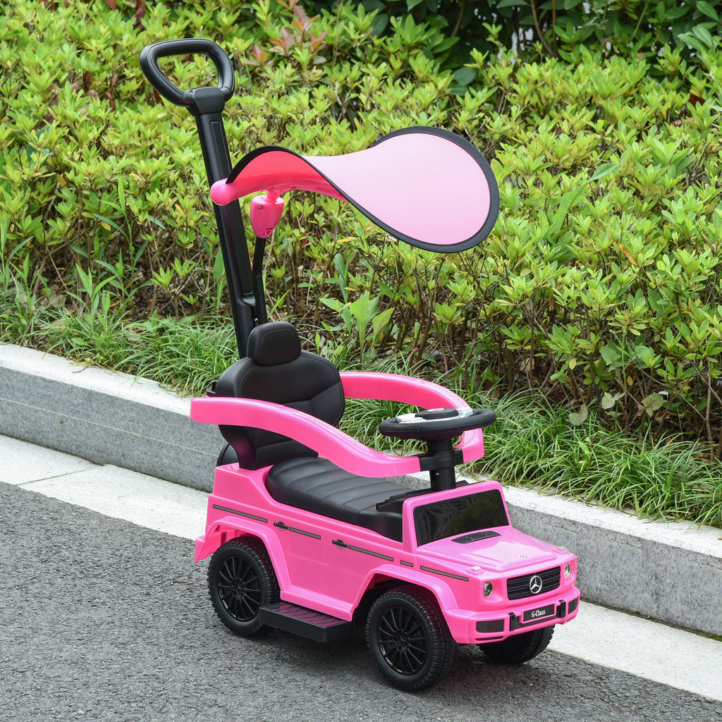 3 in 1 Kids Children Ride on Push Car Toddler Sliding Car G350 Licensed Walker Foot to Floor Slider Push-Along with Horn Steering Wheel NO POWER Manual