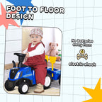 Ride On Tractor Toddler Walker Foot To Floor Slider w/ Horn Storage Steering Wheel for 1-3 Years Old