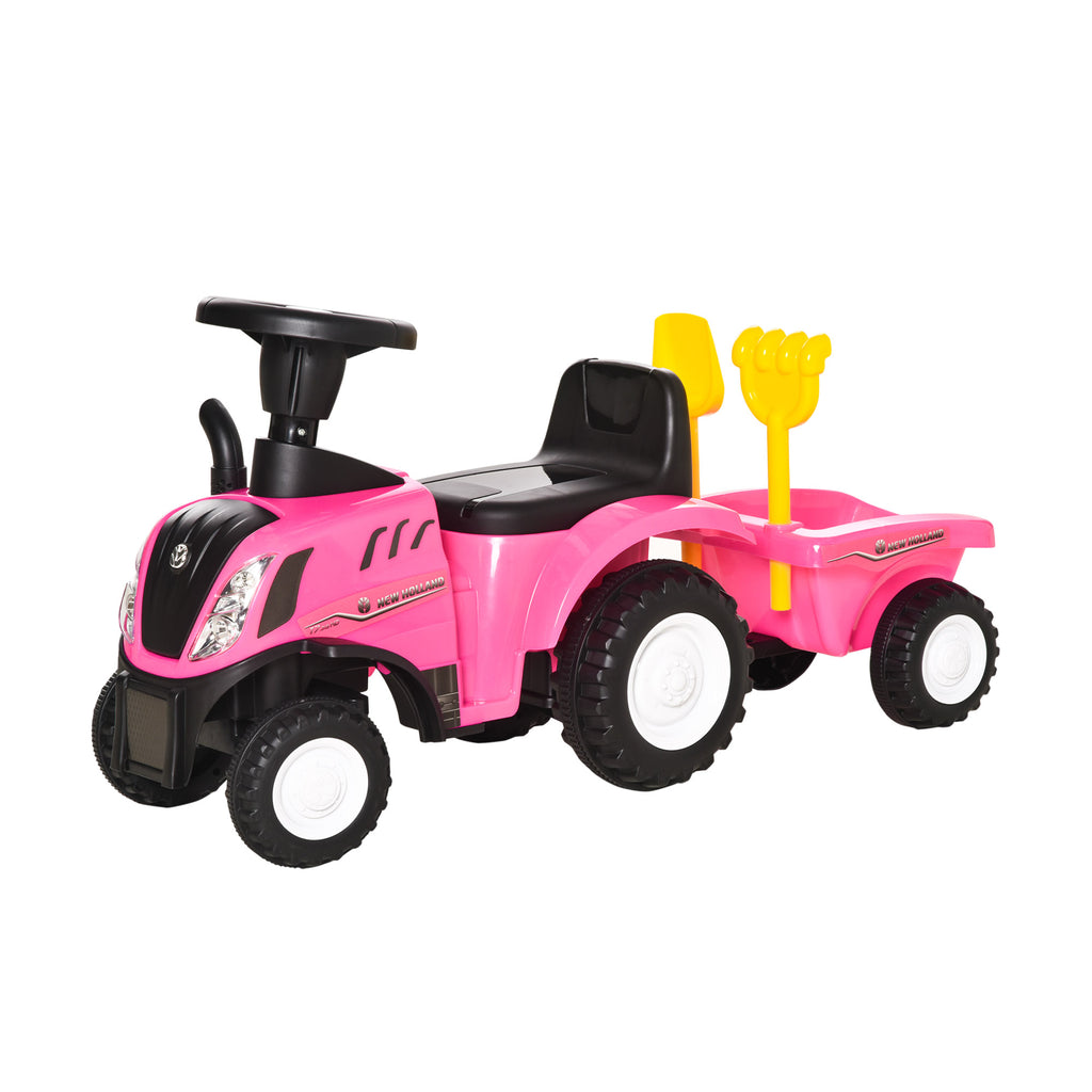 Ride-On Tractor, Toddler Walker, Foot-to-Floor Slide, for Ages 1-3 Years