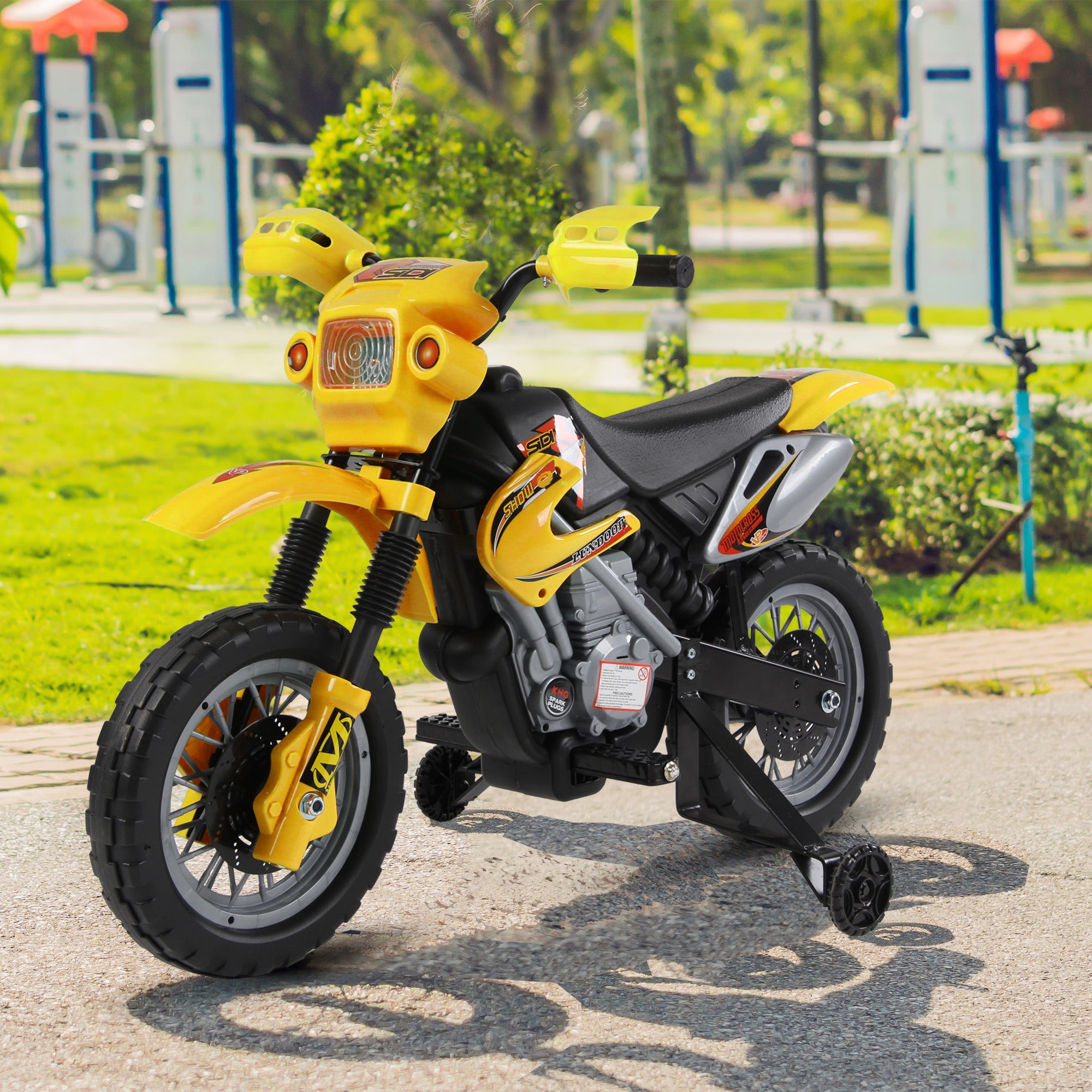 Electric Motorcycle for Kids Ride on Toys-Yellow