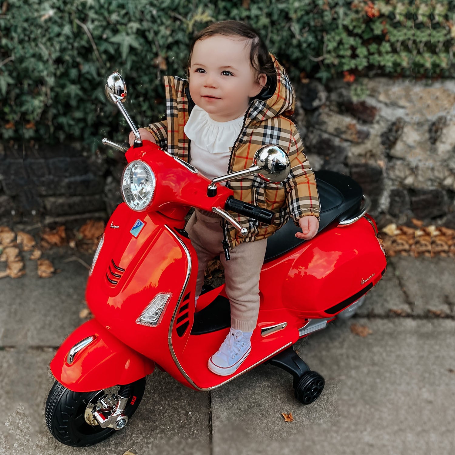 Kids Ride On Motorcycle, 6V, W/LED Lights