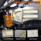 12V Aprilia Licensed Kids Motorbike with Training Wheels, Spring Suspension, LED Headlight, USB, Music