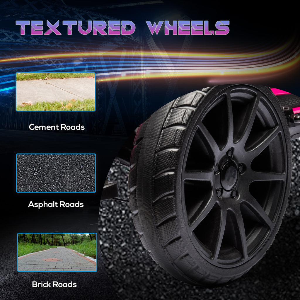 12V Electric Go-Kart for Kids, Ride-On Racing Go-Kart, with Forward and Reversing Functions, for Ages 3-8 Years