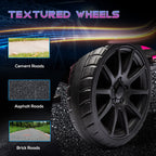 12V Electric Go-Kart for Kids, Ride-On Racing Go-Kart, with Forward and Reversing Functions, for Ages 3-8 Years