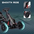 Kids Pedal Go Kart, with Adjustable Seat, EVA Wheels, Seat, Handbrake