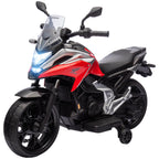 12V Honda Licensed Kids Electric Motorbike w/ Music, Safety lights, Early Education Function, for Ages 3-6 Years