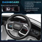 12V Kids Electric Ride-On Car, with Remote Control, Lights, Music, Horn