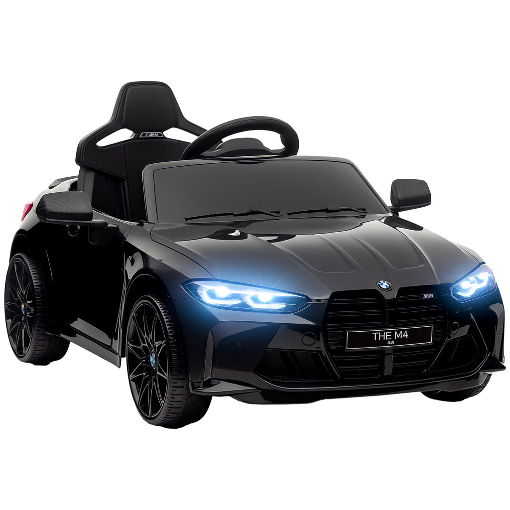 12V BMW Licensed Kids Car, with Easy Transport, Remote Control, Suspension, Music, Horn, LED Lights,
