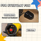 Kids Ride on Tractor with Back Trailer, Shovel & Rake, Horn, Four Wheels Tractor Toy for Child Toddler