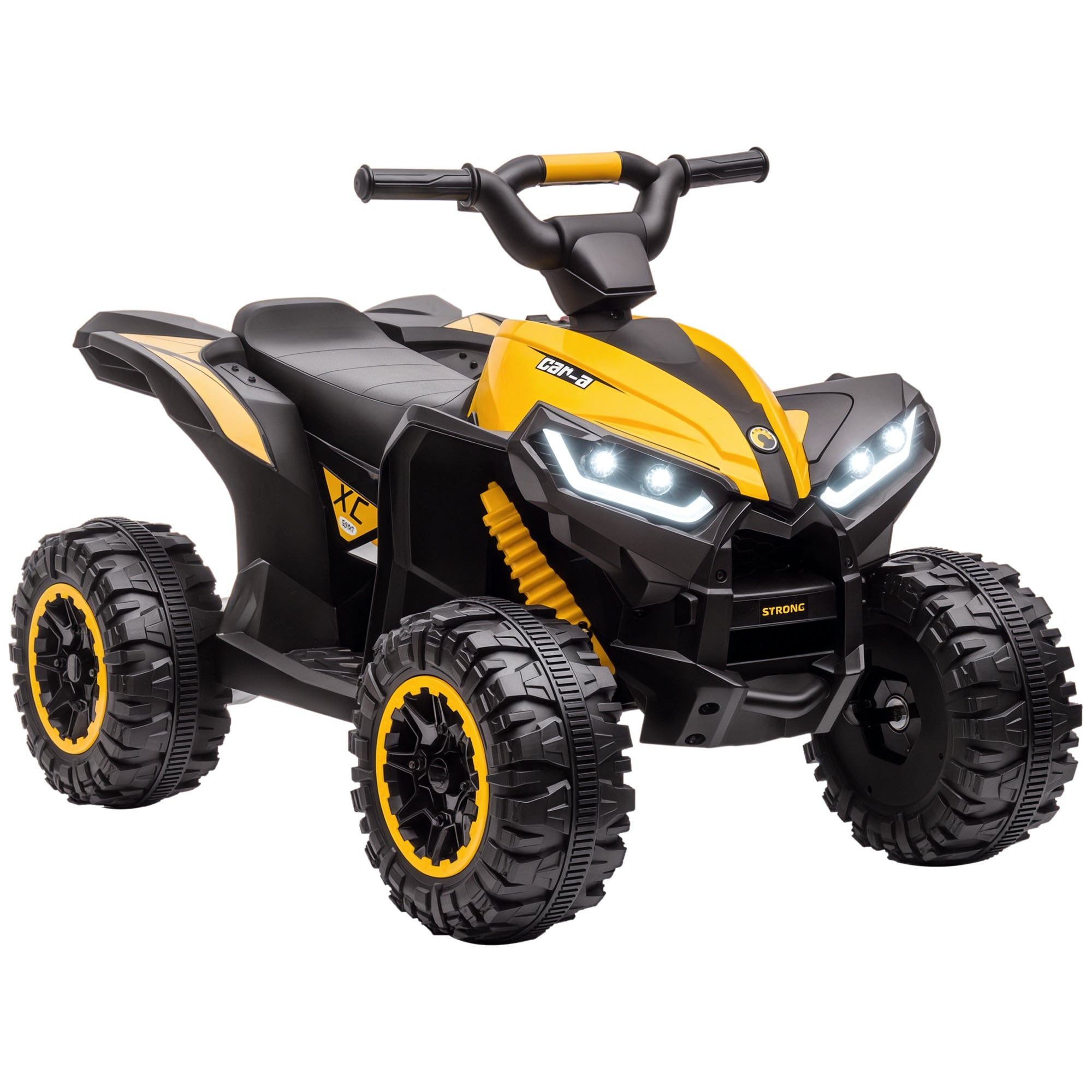 12V Ride-On Quad Bike w/ Music, Horn, for Ages 3+ Years