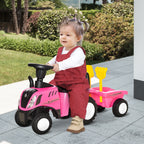 Ride-On Tractor, Toddler Walker, Foot-to-Floor Slide, for Ages 1-3 Years